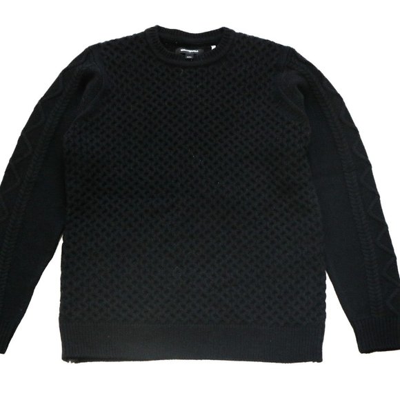 KARL LAGERFELD Heavyweight Knit Back Zipper Sweater - Picture 3 of 5